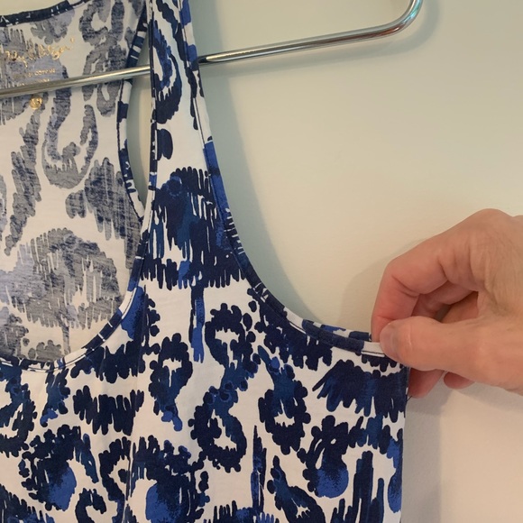 Lilly Pulitzer Hampton Dress Resort Navy Beach XS - Picture 11 of 13